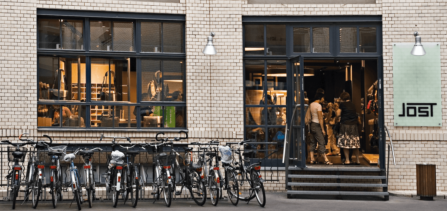 JOST Bags flagship store, Hackesche Höfe, Berlin